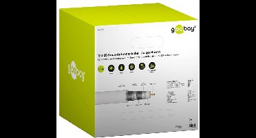 Goobay 120 dB SAT Coaxial Cable, 4x Shielded, CCS 305 m