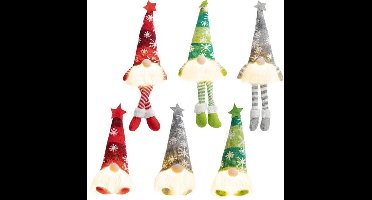 Adventskalender - Speelgoed - Speelset - Holiday Countdown Calendar - Kerstmis Verlichte Kabouter - Gloeiende Kabouter Poppen - Verzamelbare Kabouter Pluche Poppen - 24 Dagen - Set A