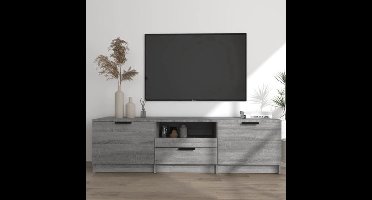Tv-Meubel – Tv-Kast – Tv-Dressoir – Mediameubel – Opbergkast – Grijs Sonoma – 140x35x40 cm – Houtmateriaal