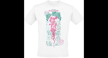 Harry Potter Mandrake Warning Heren T-shirt - wit - XXL