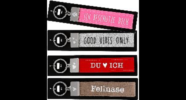 Depesche sleutelhanger rood vilt metaal rechthoek speelgoed accessoire.