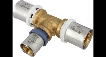 Bonfix Alu-pers verloop T-stuk 25 x 20 x 25 mm 1st.