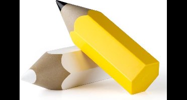 PencilHolder Dinsor Qualy; YELLOW