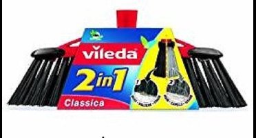 Vileda bezem 2 in 1 ± 35 cm breed.