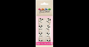FunCakes Fondant Decoratie Doodshoofden Set/8