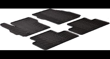 Gledring Rubbermatten passend voor Mazda 5 2010- (T profiel 4-delig + montageclips)