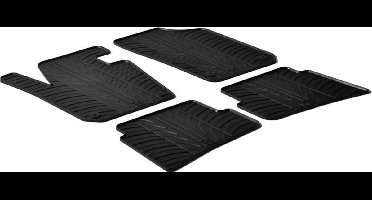 Gledring Rubbermatten passend voor Seat Ibiza 6J 2008-2017 (T profiel 4-delig + montageclips)
