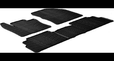 Gledring Rubbermatten passend voor Toyota Verso 2009- (T profiel 5-delig + montageclips)