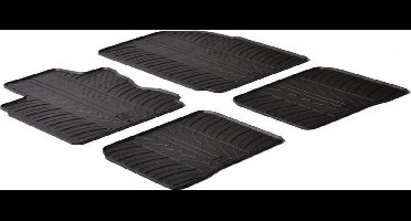 Gledring Rubbermatten passend voor Nissan Note 2006-2012 (T profiel 4-delig)