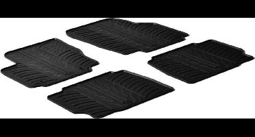 Gledring Rubbermatten passend voor Ford Mondeo 5 deurs 2007-2011 (T profiel 4-delig + montageclips)