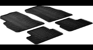 Gledring Rubbermatten passend voor Chevrolet Cruze 2009- (T profiel 4-delig + montageclips)