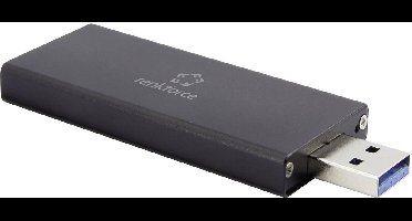 Renkforce RF-4521561 M.2 SSD-behuizing USB-A 3.0 5 GBit/s M.2 SATA 2230, 2242 RF-4521561