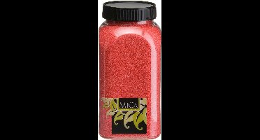 Rood Decoratie Zand 650ml - Mica Decorations