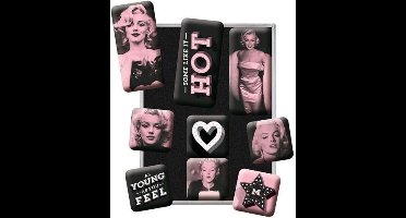 Marilyn Monroe - Magneetjes - Some Like It Hot - Set - 9 stuks