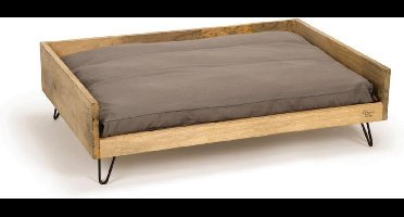 DBL HOUT LIGM TURANA HOND 100X70X28