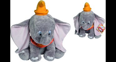 Disney - Dumbo/Dombo - 45 cm - Pluche - Grijs - Alle leeftijden - Knuffel