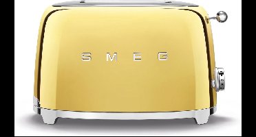 SMEG TSF01GOEU - Broodrooster - Goud - 2x2 - 950W - 6 niveaus