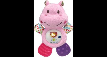 VTech Baby Bijtring Nijlpaardje - Educatief Baby Speelgoed - Geluiden, Vrolijke Zinnetjes, Melodietjes & Liedjes - 0 tot 24 Maanden