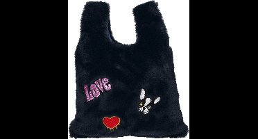 Depesche TOPModel tas van kunstbont don kerblauw DOG