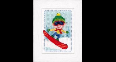 Telpakket kit Snowboarder - Vervaco - PN-0147937