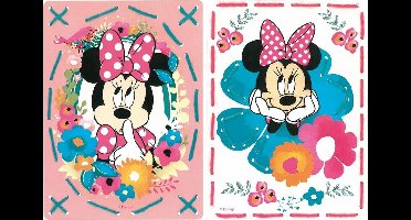 Borduurkaart kit Disney Minnie dagdroomt set van 2 - Vervaco - PN-0168421