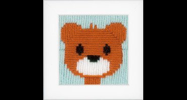 Vervaco - Spansteek kit - Beertje - PN-0150650 - Borduren - Borduurpakket - Borduurpakket kind