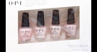 OPI nagellak setje Always bare for you 4x 3.75ml