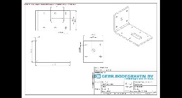 Gb Hoekanker zwaar 65 x 105 x 60 x 4mm SV 07246