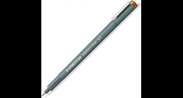 Staedtler Pigment liner 05 mm donker oranje