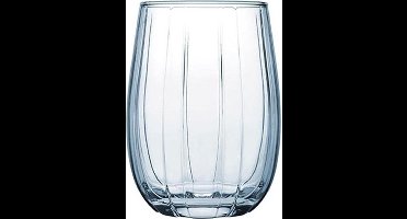Pasabahce Linka - Blauwe waterglazen - Set van 3 - 380 ml