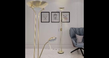 vidaXL led-vloerlamp dimbaar 23 W