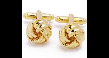 Manchetknopen - Knoop Metaal Gouden Knoop