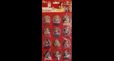 Disney Prinses 3D kerst stickers