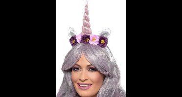 Smiffys - Unicorn Oren haarband - Multicolours