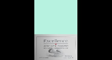 Excellence Jersey Topper Hoeslaken - Litsjumeaux - 180x200/210 cm - Mint Green