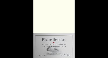Excellence Jersey Topper Hoeslaken - Tweepersoons - 160x200/210 cm - Natural