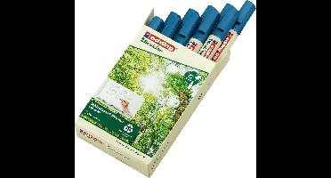 edding EcoLine 28 Whiteboardmarker, Ronde Punt, 1,5 mm, Blauw (doos 10 stuks)