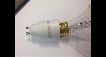 Verloopfitting GU10 naar E27