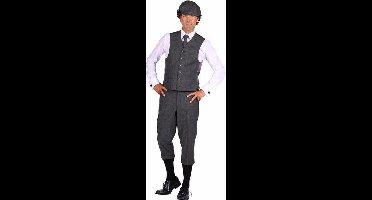 Peaky Blinders heren kniebroek, grijs maat 54