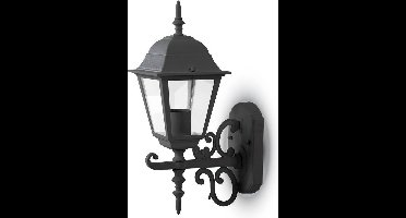V-TAC VT-760-B Wandlamp Buiten - Omhoog - E27 Houder - IP44 - Mat Zwart