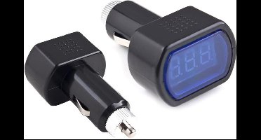 Auto-accu Voltmeter met LED-display