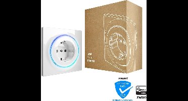 FIBARO Walli Outlet Type F - Wit - Slimme stekker met energie meting - NL versie