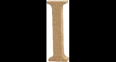 Letter, I, H: 13 cm, dikte 2 cm, 1 stuk