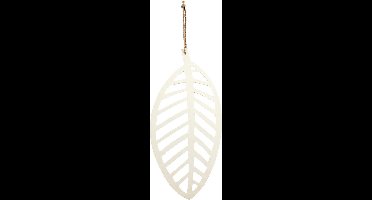 Creotime Blad Hout Wit 35 Cm