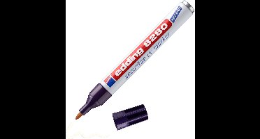 edding 8280/1 securitas uv marker blister - kleurloos - ronde punt 1,5-3mm - alleen zichtbaar onder UV licht