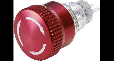 TRU COMPONENTS Noodstopschakelaar 3 A 1x NC IP65 1 stuk(s)