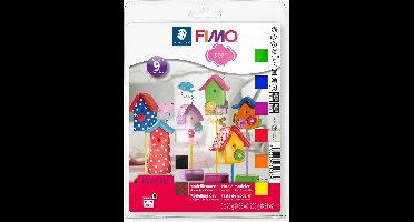 FIMO soft set - ovenhardende boetseerklei - basisset 9 halve blokken