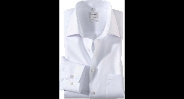 OLYMP Luxor comfort fit overhemd - wit - Strijkvrij - Boordmaat: 44