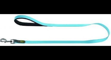 Hunter hondenriem convenience turquoise 120 cmx15 mm