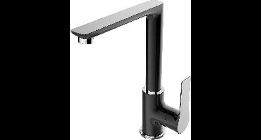 Wiesbaden Casma Keukenkraan - Chroom / Zwart